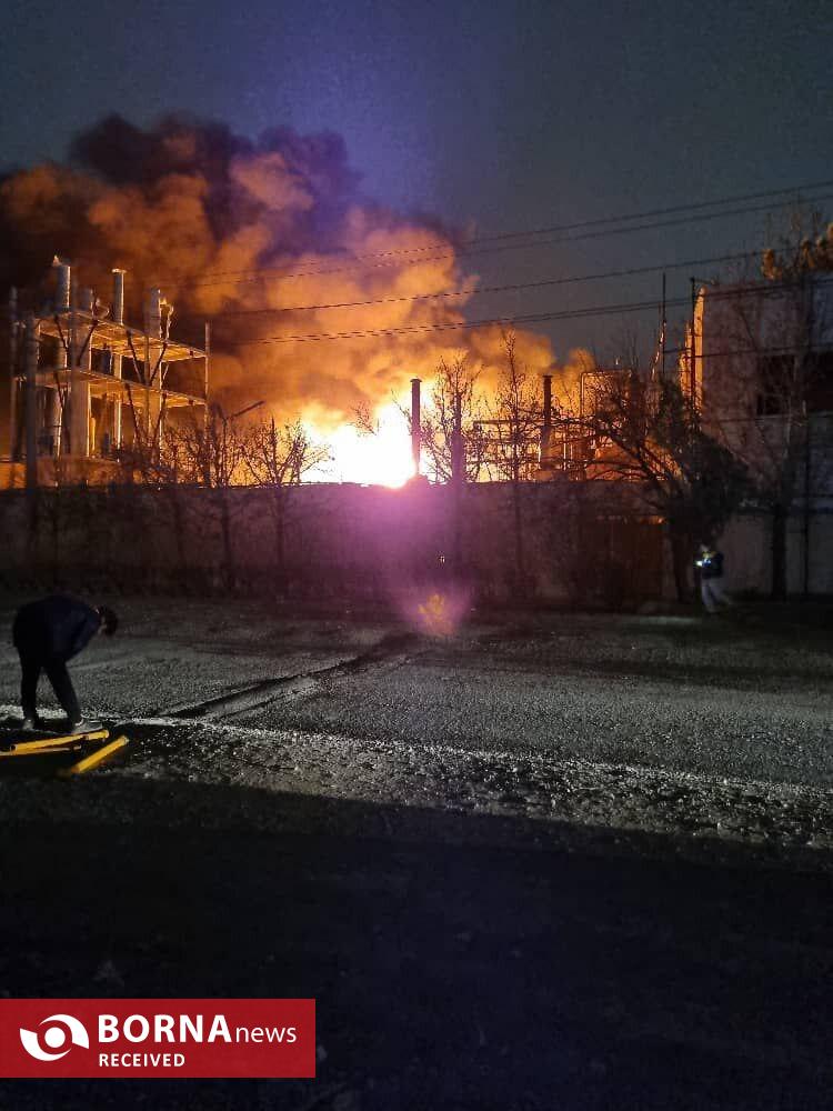 انفجار در جاده معادن شهرقدس + عکس