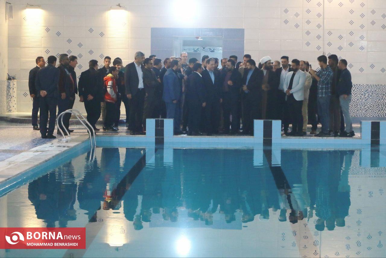 استخر شهرستان شوش به بهره برداری رسید