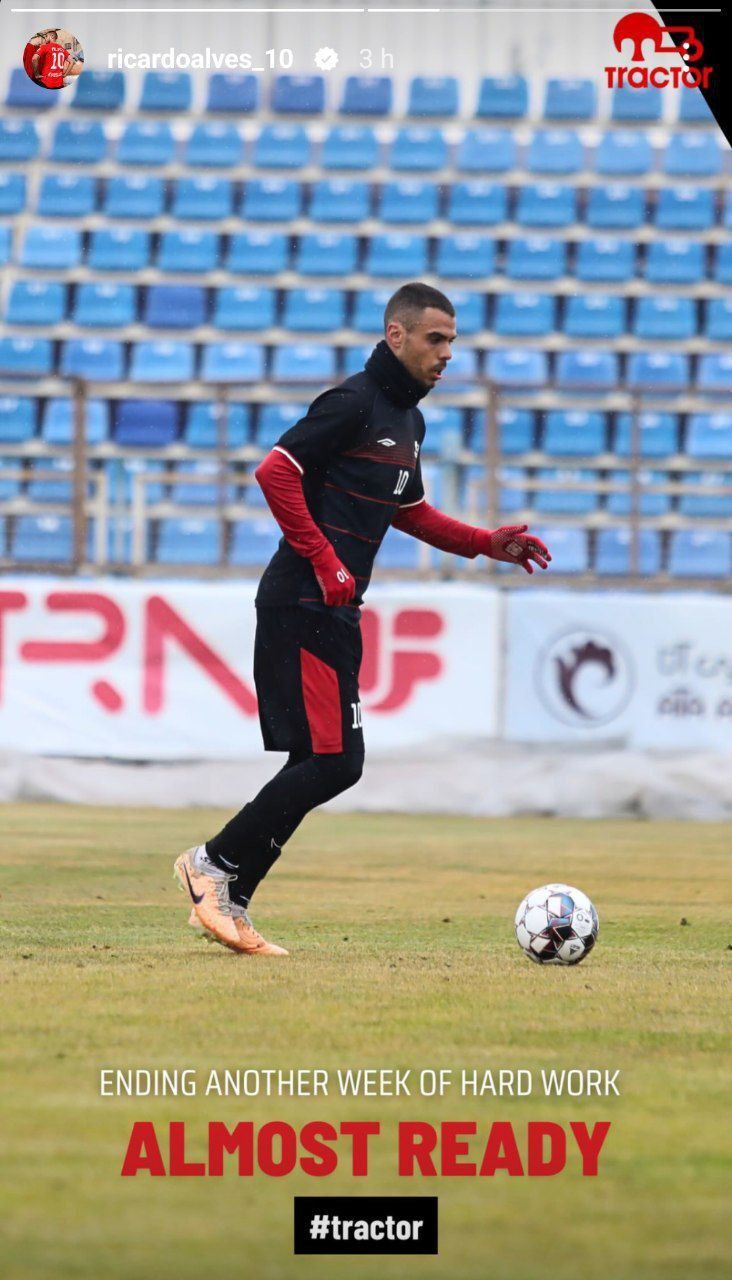 خط و نشان ستاره تراکتور برای حریفان! + عکس