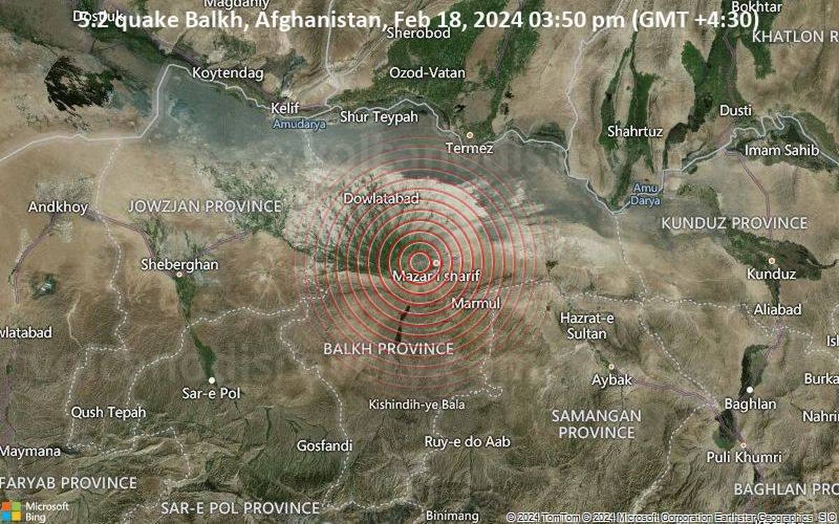 زلزله شمال افغانستان را لرزاند