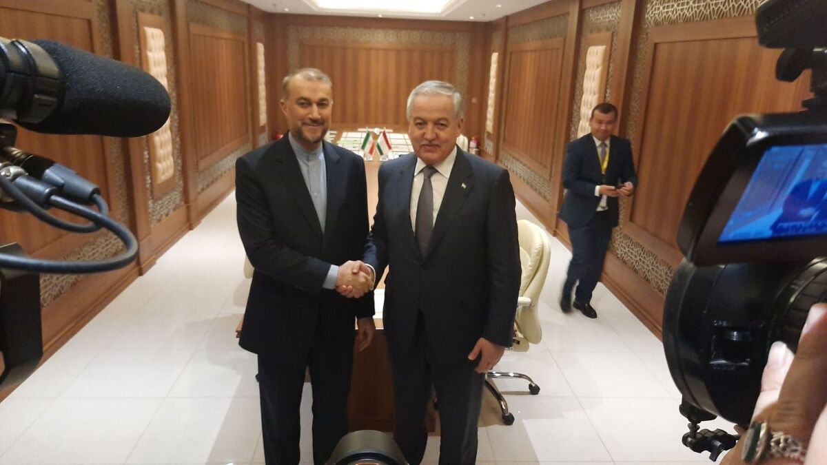 دیدار امیرعبداللهیان و وزیر امور خارجه تاجیکستان