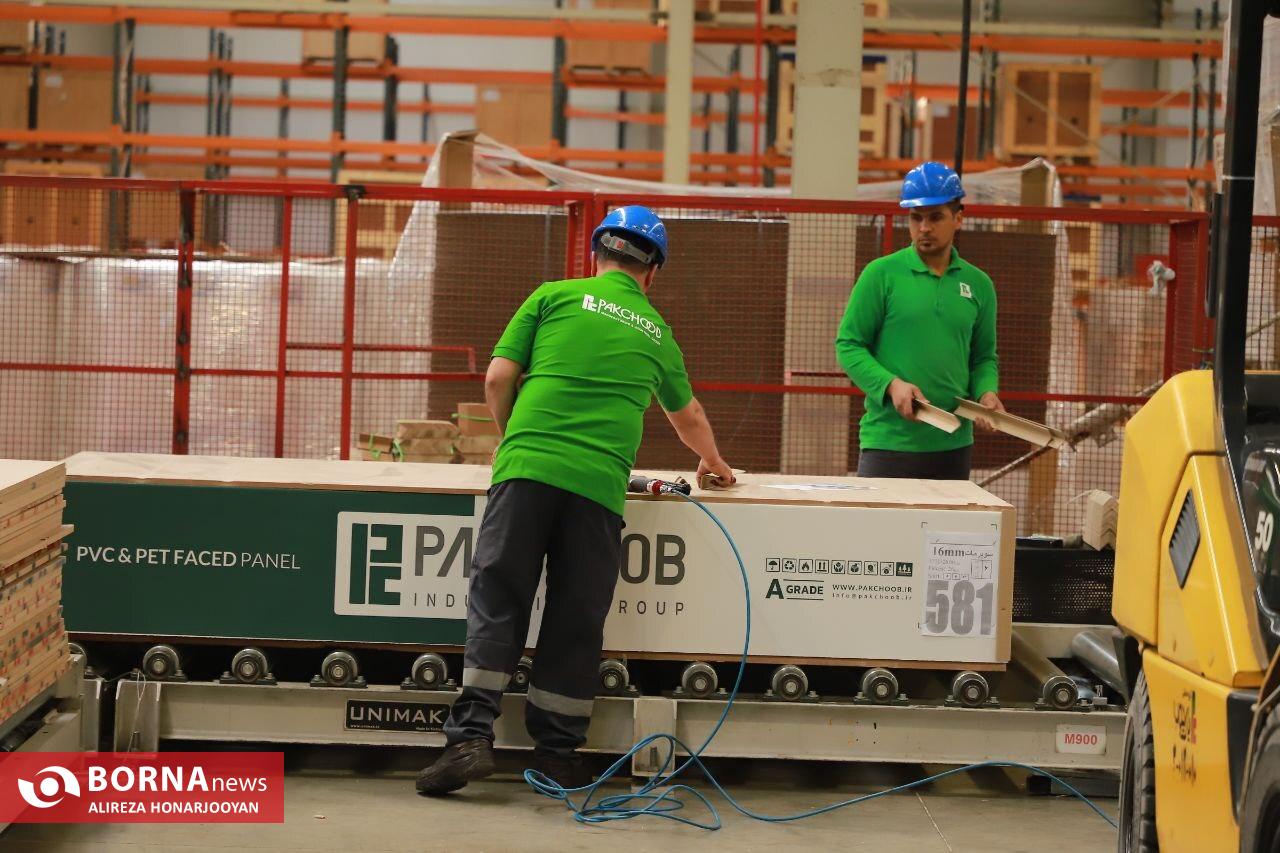 افتتاح فاز یک بزرگترین واحد تولید ورق‌های فشرده چوبی غرب آسیا با حضور رییس جمهور