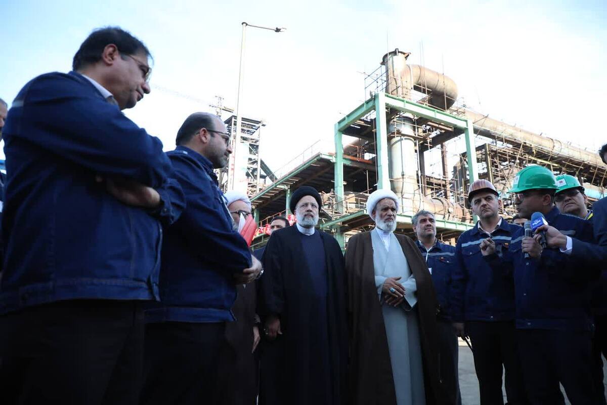 بزرگترین کارخانه آهن اسفنجی خاورمیانه(زمزم ۳) با حضور رییس جمهور رسما به بهره برداری رسید