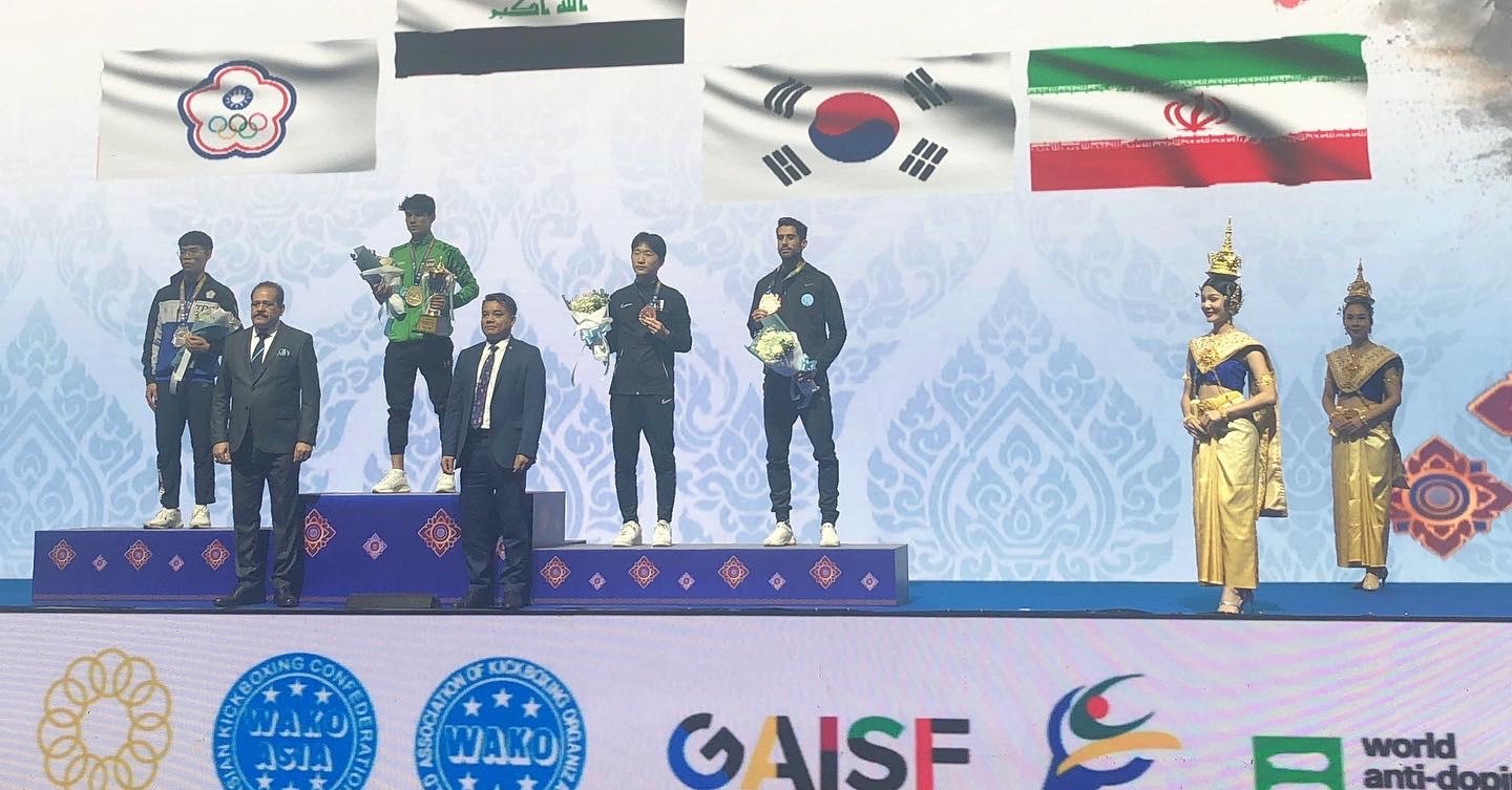 کسب مقام برنز آسیا توسط ملی پوش کیک بوکسینگ واکو ایران