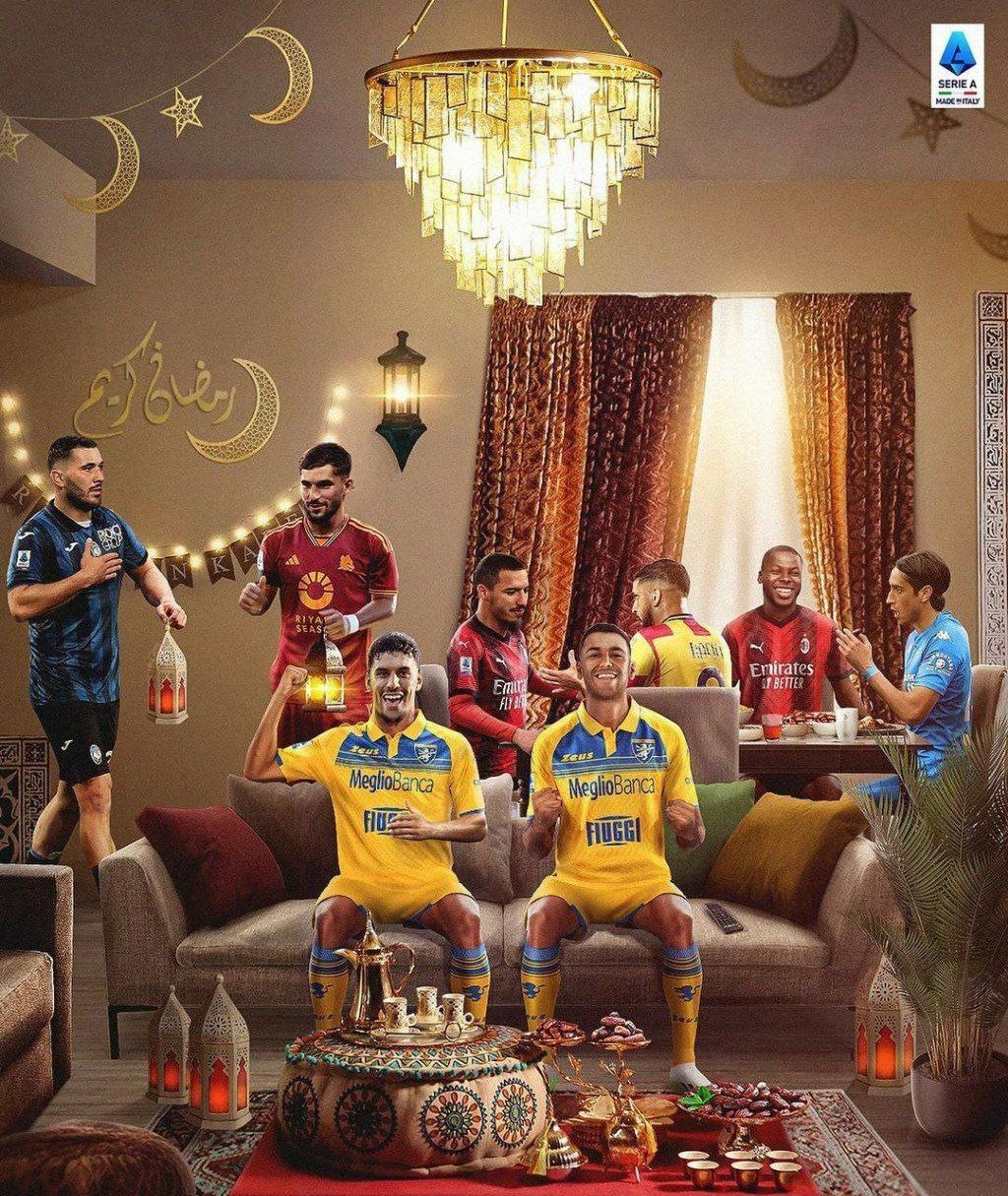 تبریک ویژه صفحه رسمی سری A برای حلول ماه رمضان + عکس