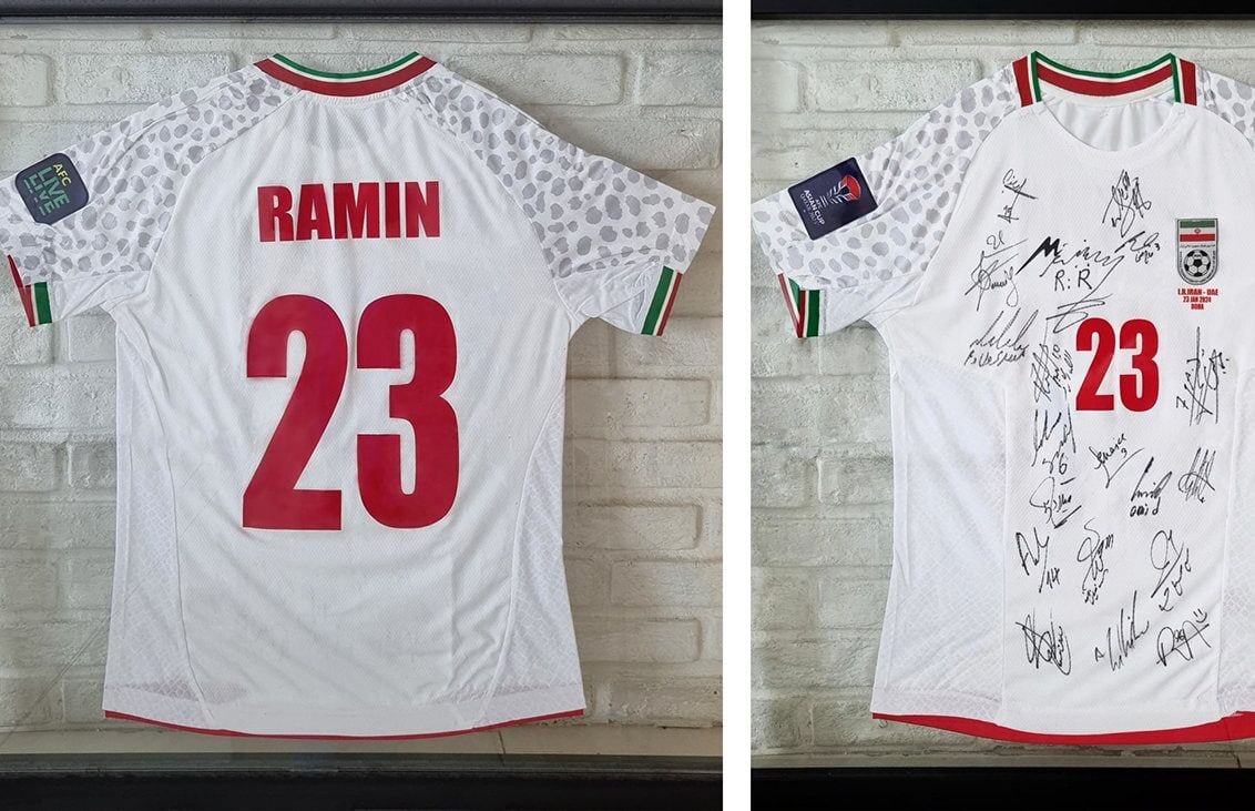 حراج پیراهن رامین رضاییان برای مردم سیستان و بلوچستان + عکس