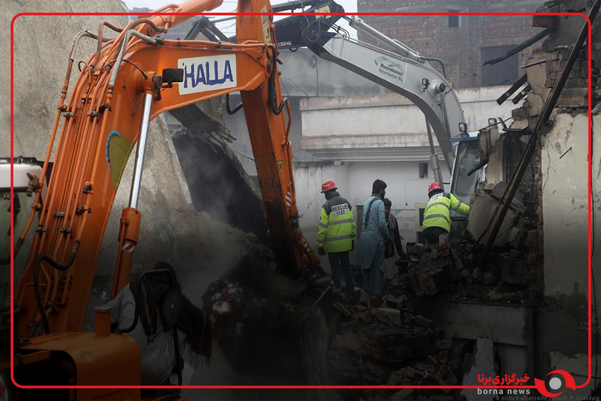 9 کشته بر اثر ریزش یک ساختمان در پاکستان