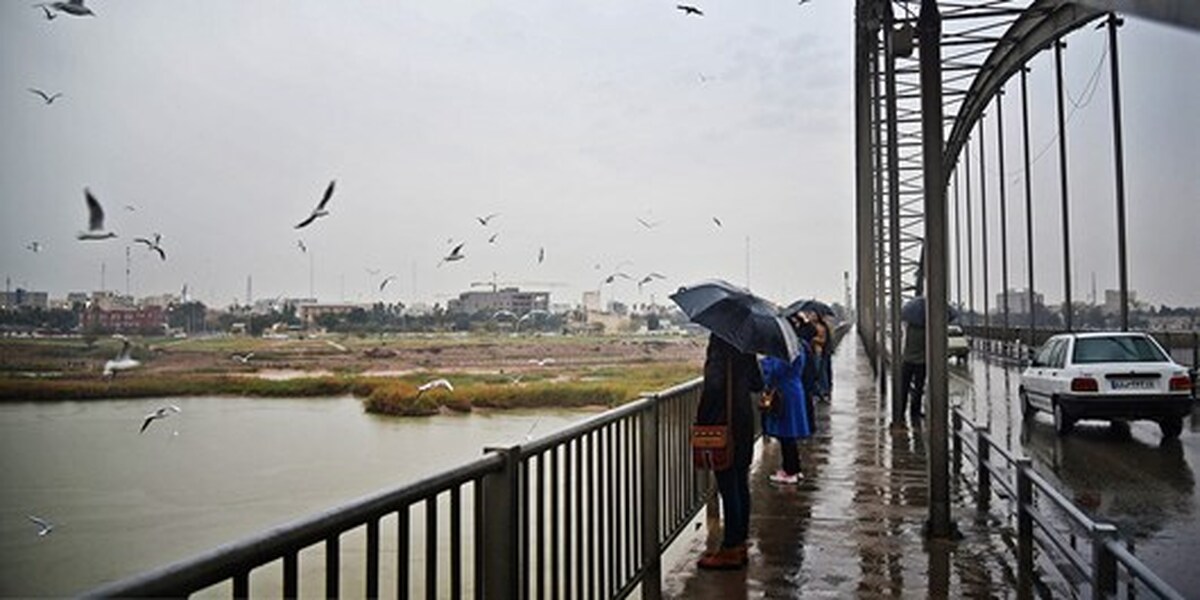 ورود سامانه بارشی فعّال و فراگیر در آستانه بهار خوزستان