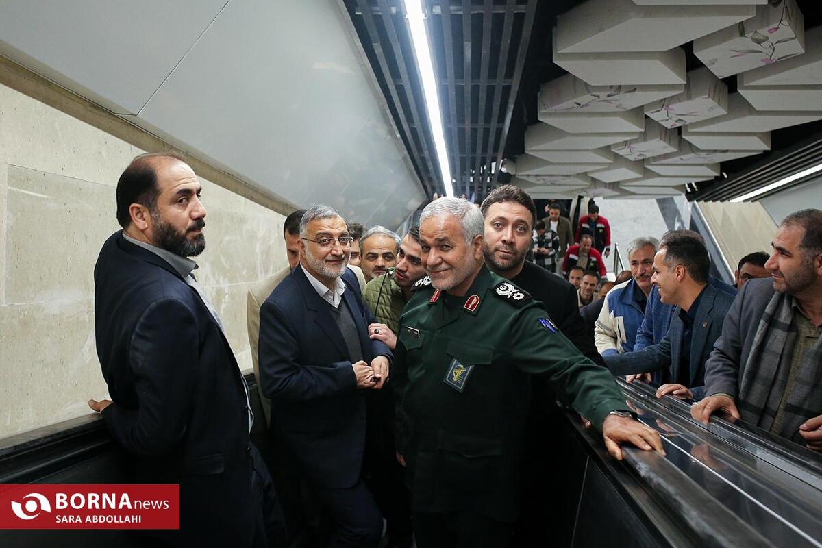 بهره‌برداری همزمان از ۳ ایستگاه مترو در تهران