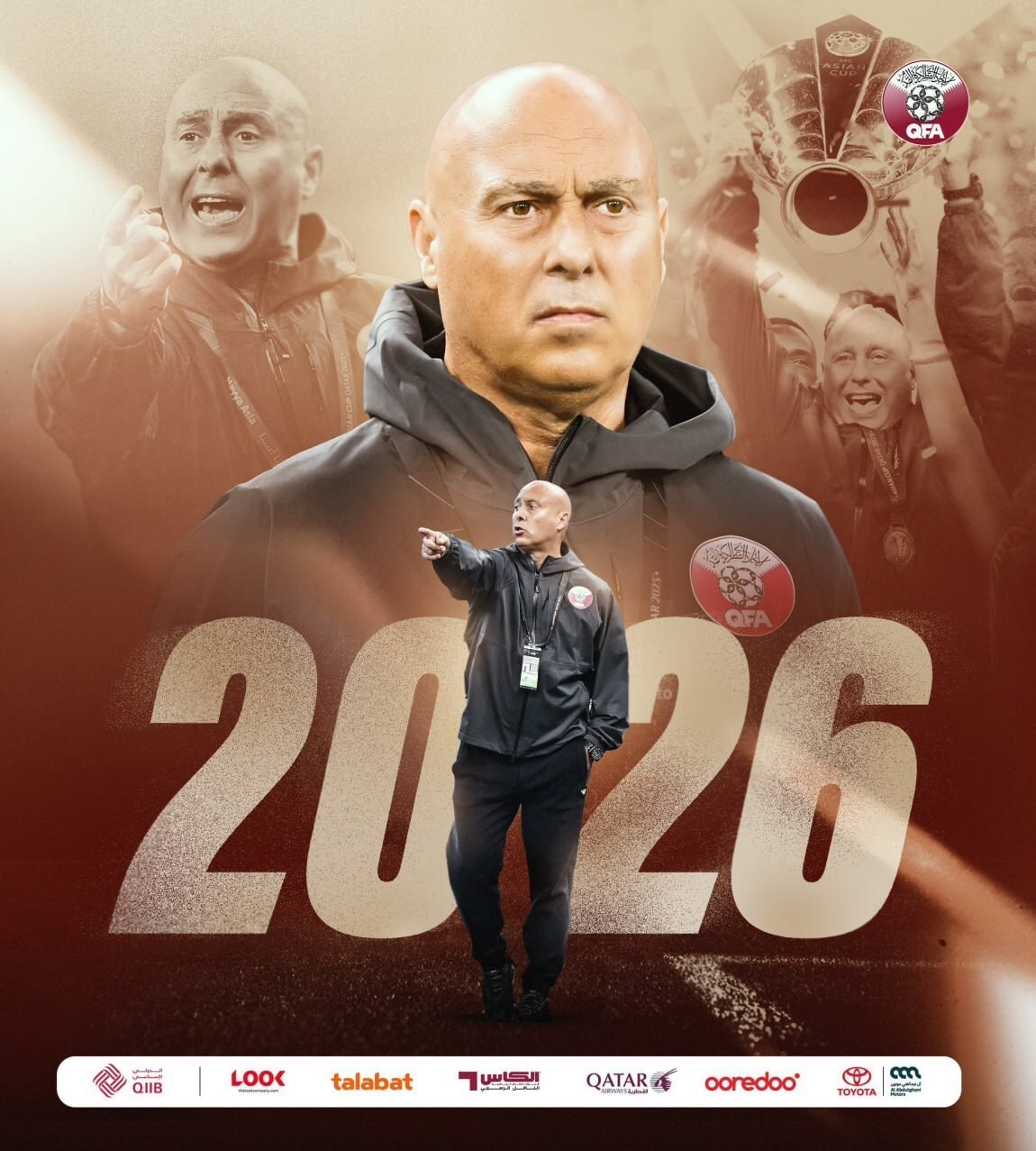 تمدید قرارداد پاداش ویژه قطری ها به لوپز + عکس