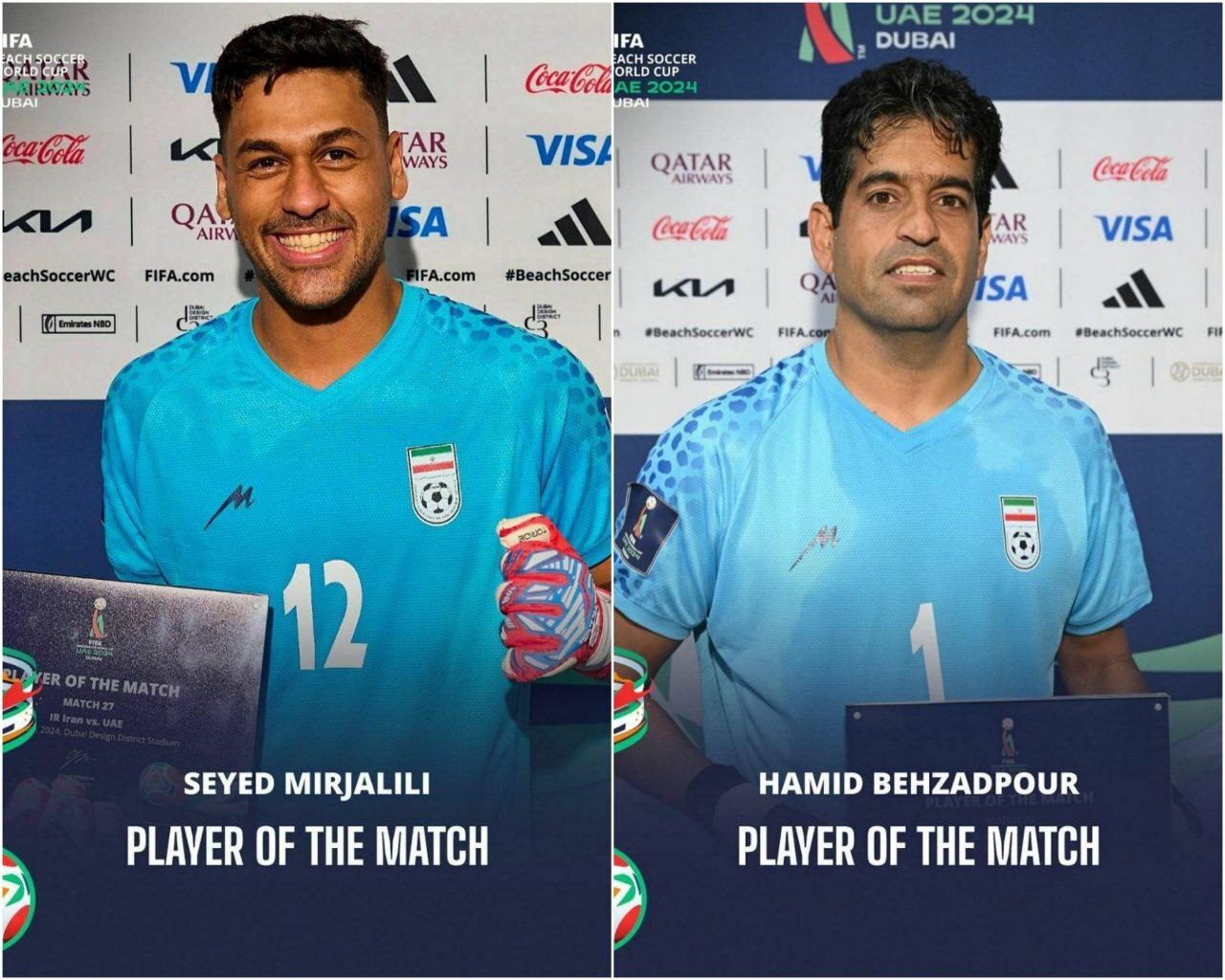 لقب جالب فیفا برای دو ملی پوش ساحلی ایران + عکس