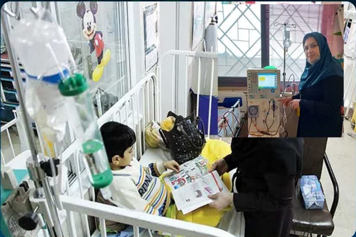 معلم اصفهانی درس عشق را در کلاس بیمارستان تدریس کرد