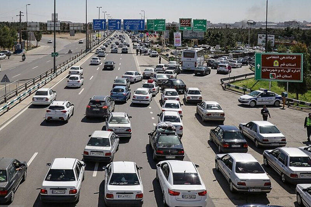 بیش از ۲۴۵ میلیون تردد در جاده‌های قم ثبت شد