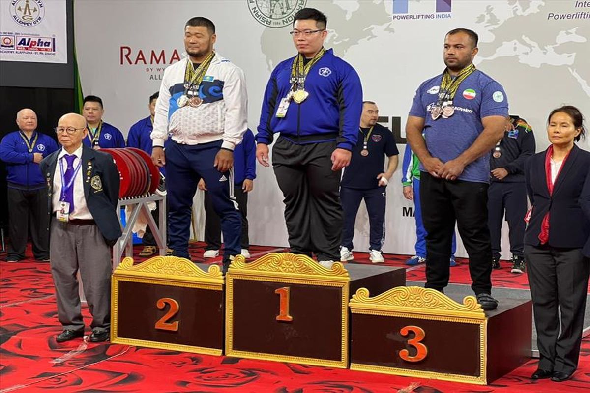 ثبت سه مدال برنز در  مسابقات پاورلیفتینگ قهرمانی آسیا برای ایران
