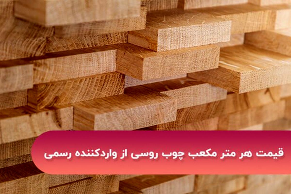 قیمت هر متر مکعب چوب روسی از واردکننده رسمی