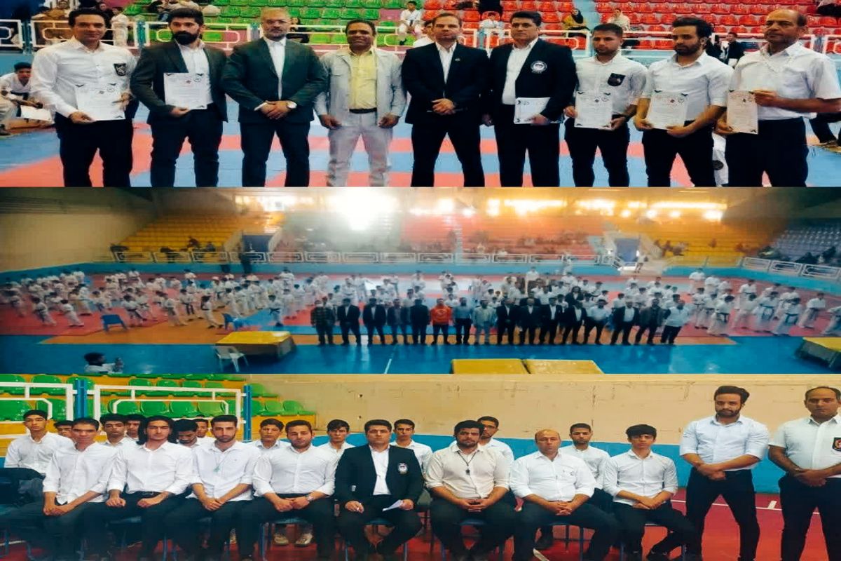 برگزاری مسابقات قهرمانی کاراته جام رمضان سبکهای آزاد استان مرکزی در اراک