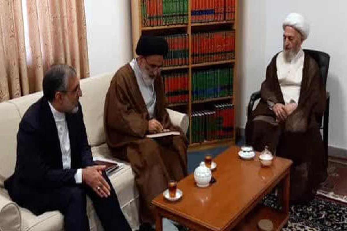 دیدار رئیس دفتر رئیس جمهور با علما و مراجع عظام تقلید در قم