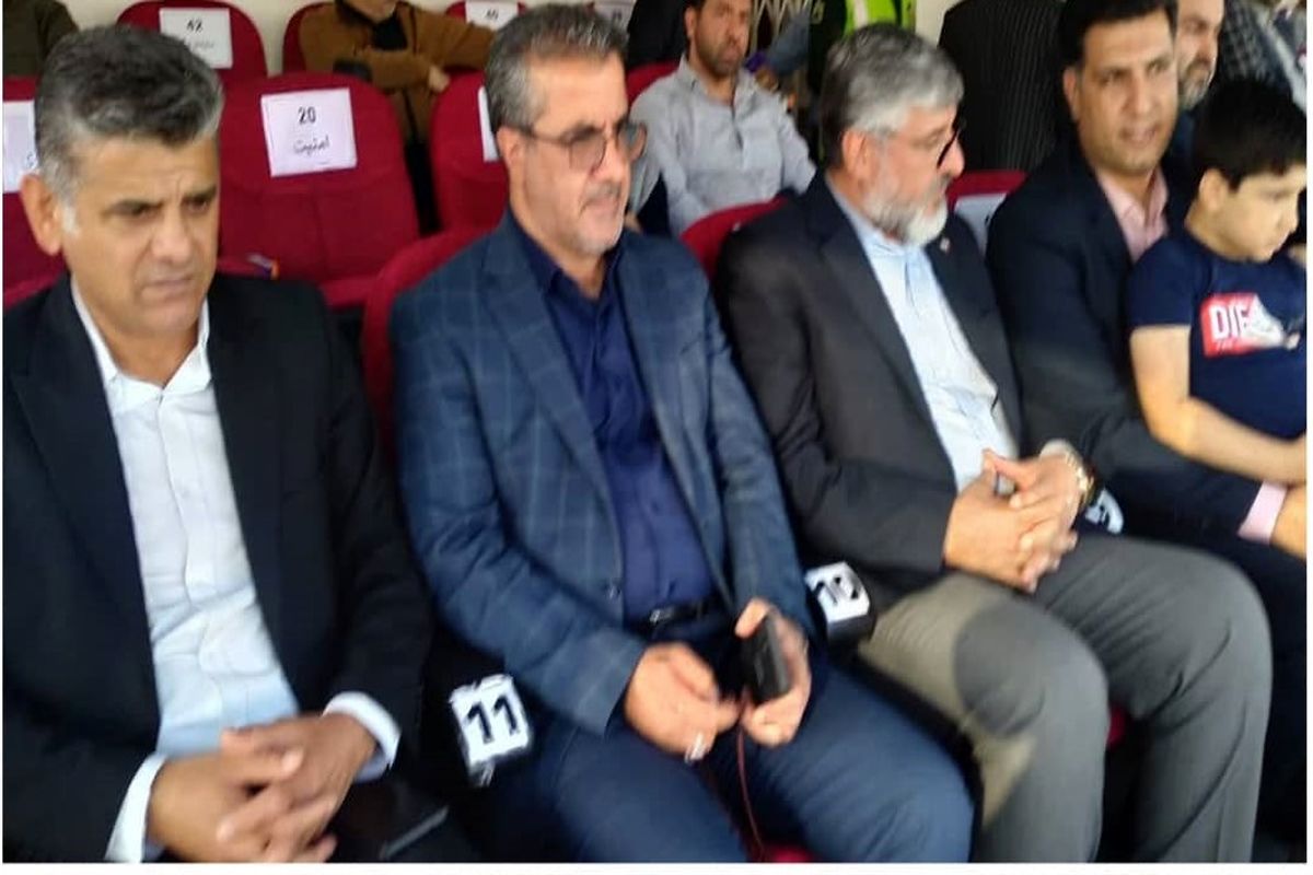 حضور معاون وزیر ورزش و جوانان در ورزشگاه شهید وطنی قائمشهر