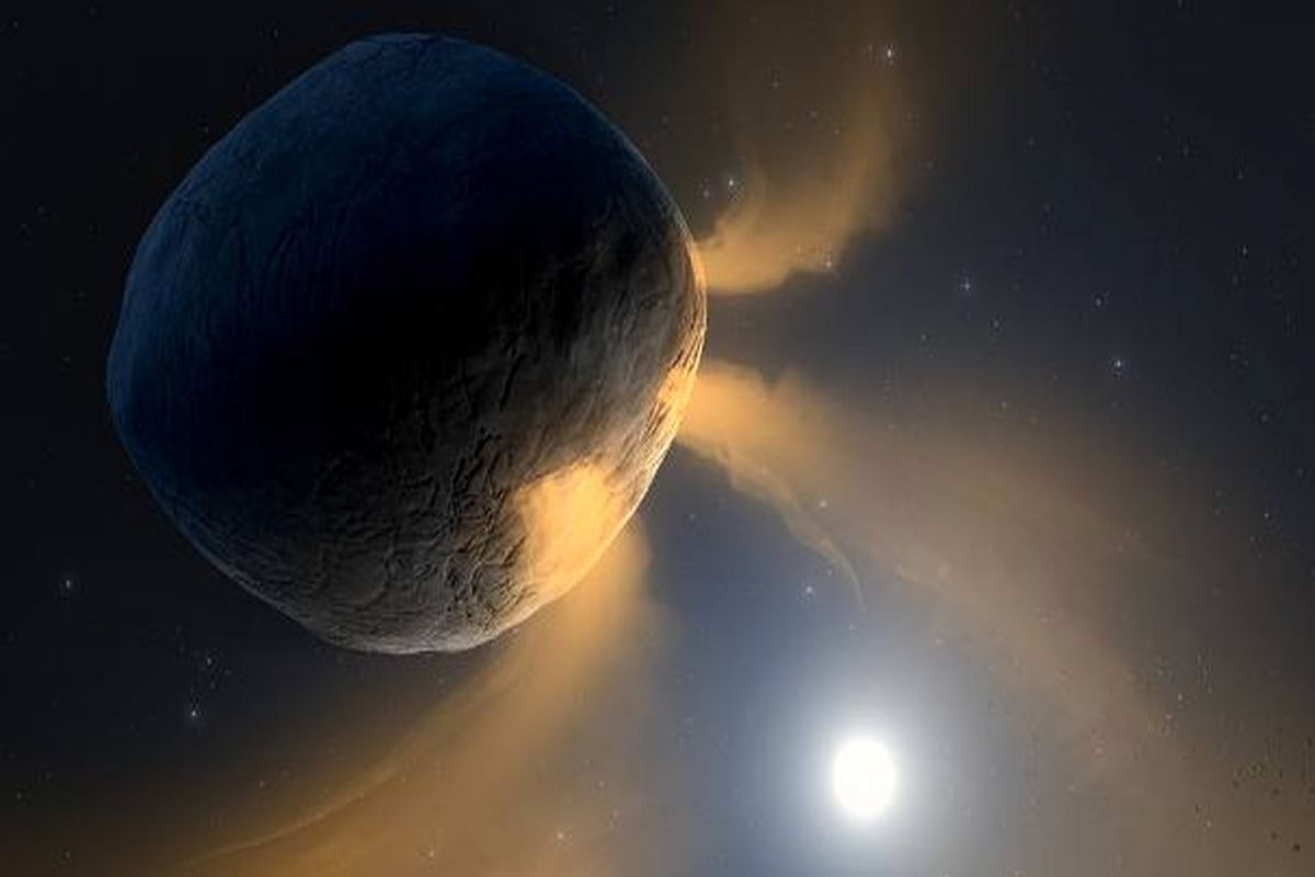 دم سیارک دنباله دار از چه چیزی ساخته شده است؟