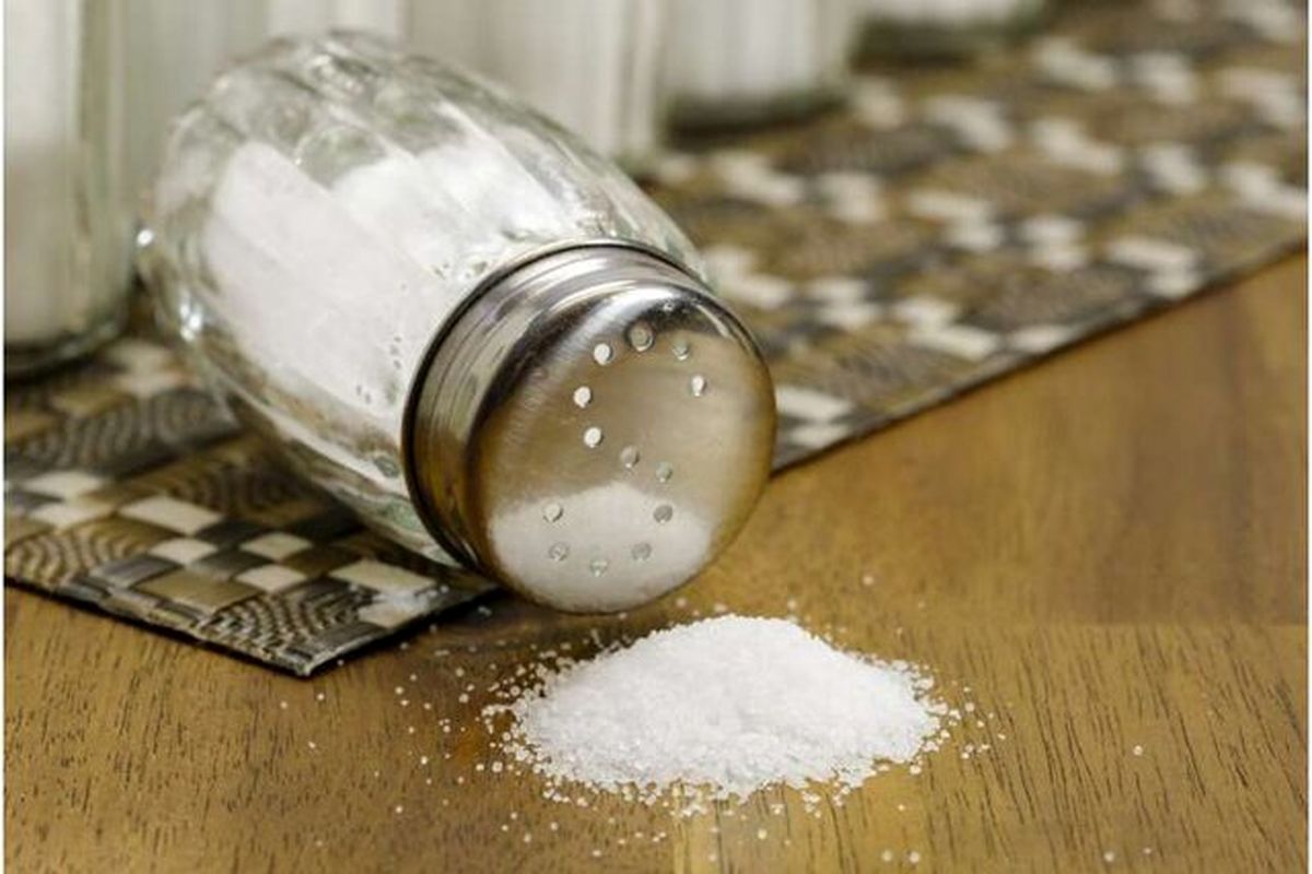 مقدار مجاز روزانه مصرف نمک