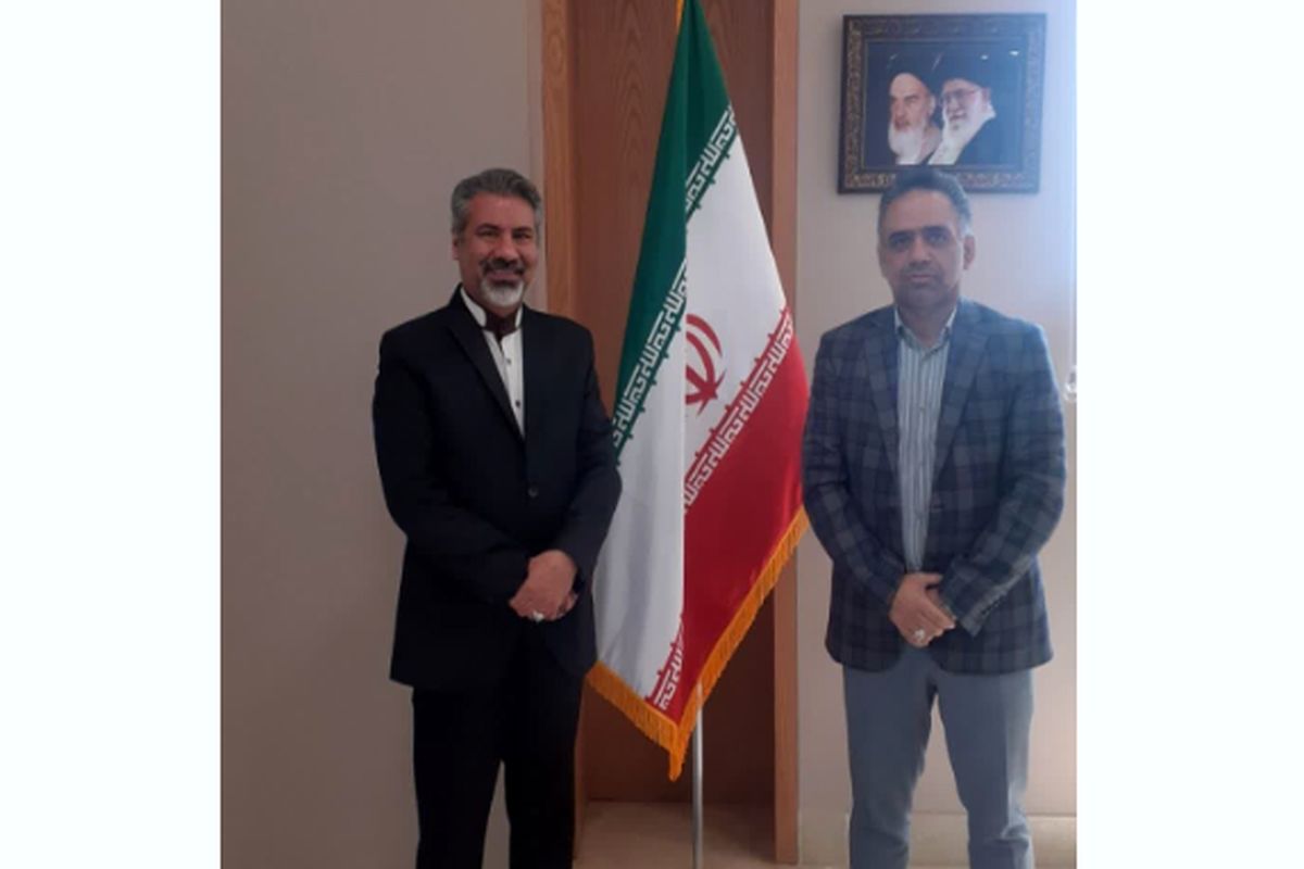 رئیس نمایندگی وزارت امور خارجه با رئیس جدید اتاق بازرگانی قزوین دیدار کرد