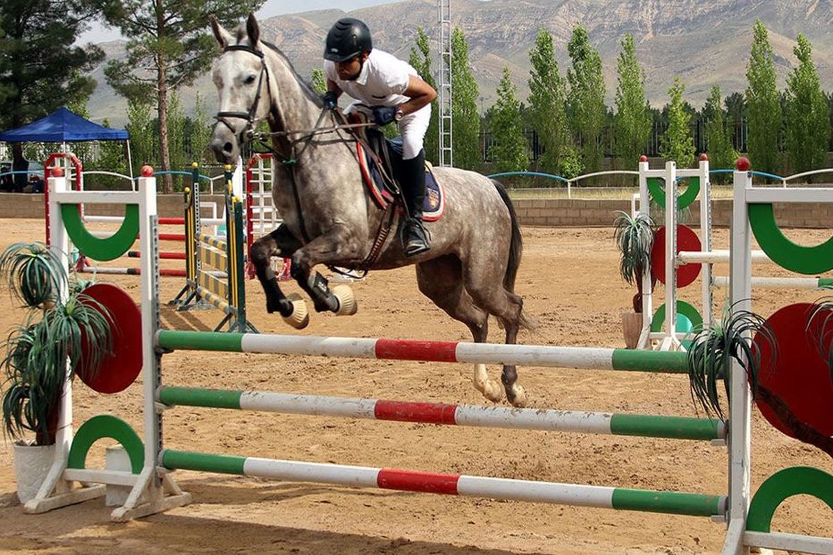 سوارکاران برتر مسابقات پرش با اسب در استان قزوین مشخص شدند