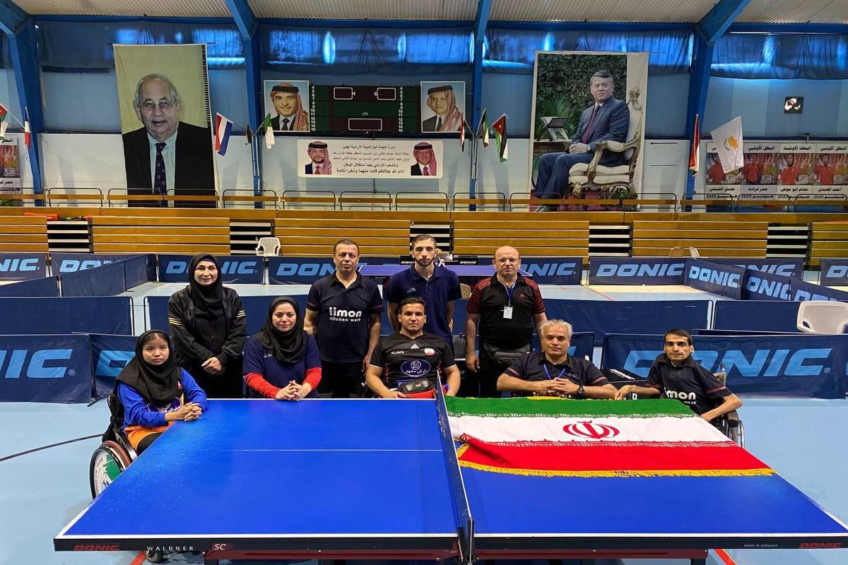 پایان کار تیم پاراتنیس ایران با ۶ مدال رنگارنگ