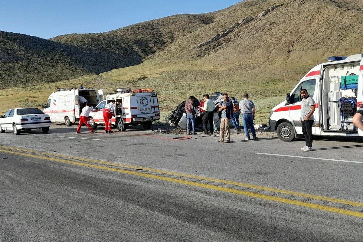 ۶ کشته و زخمی در تصادف خونین محور ارومیه سلماس