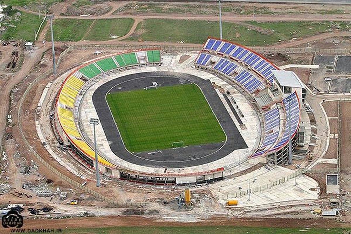 ورزشگاه ۱۵ هزار نفری قزوین برای رقابت های لیگ برتر آماده می شود