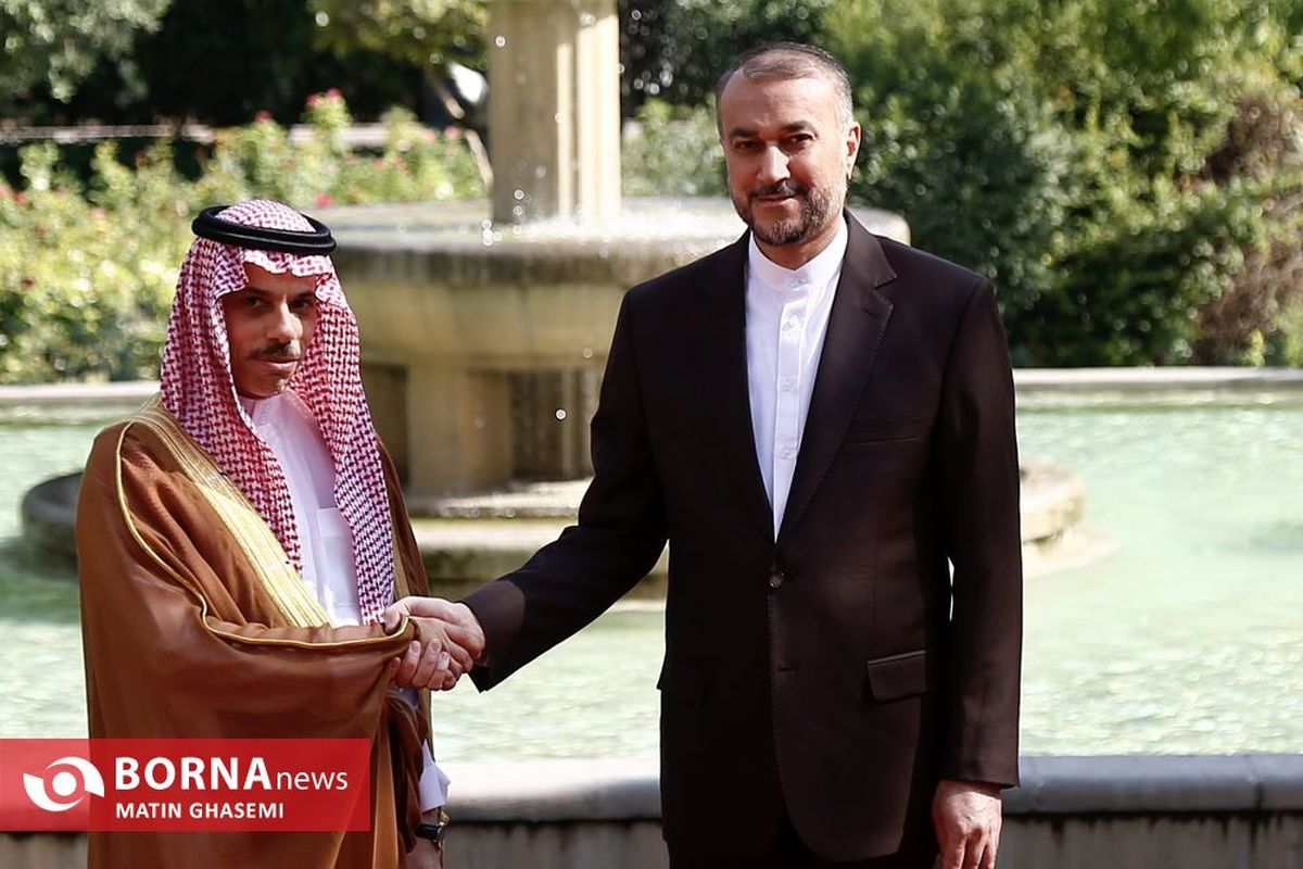 امیرعبداللهیان از وزیر خارجه عربستان استقبال کرد