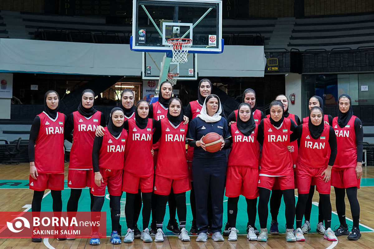 تمرین تیم ملی بسکتبال زنان در گرگان+ فیلم