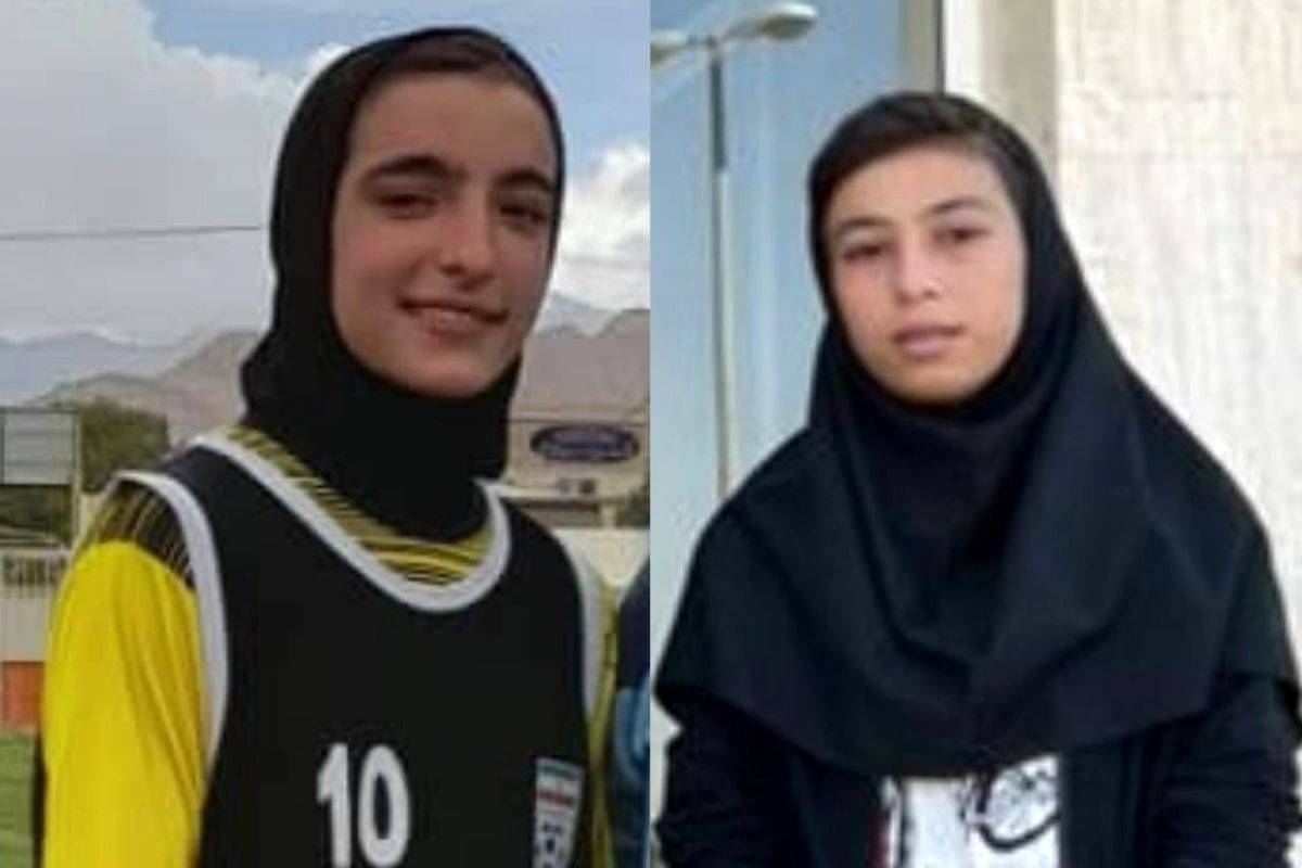دو دختر فوتبالیست قزوینی در اردوی تیم ملی