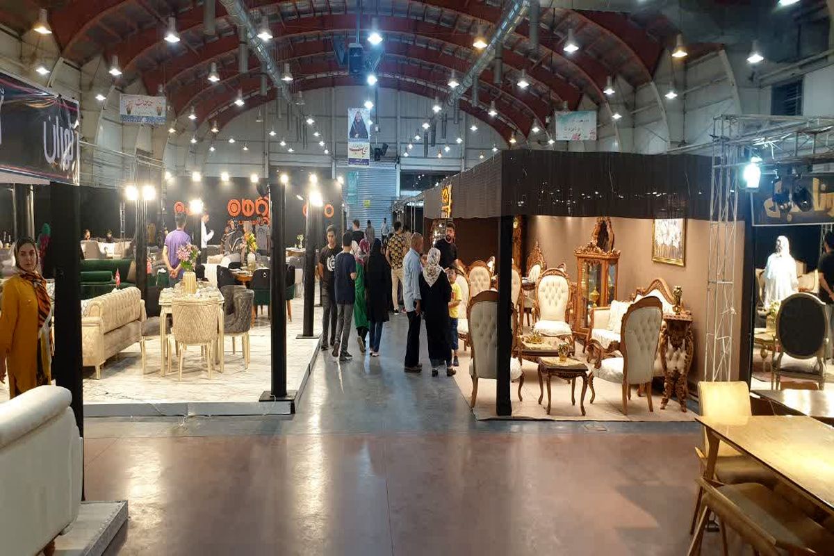نمایشگاه مبلمان و صنایع چوبی در قزوین گشایش یافت