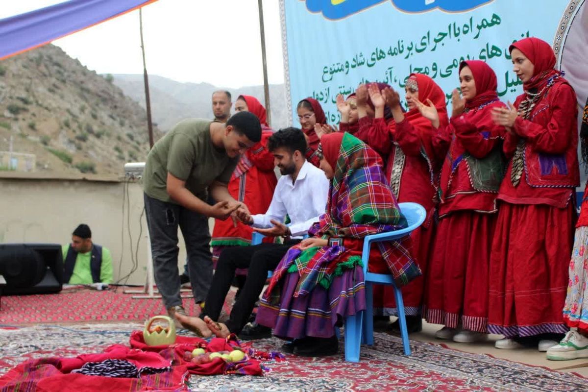برگزاری جشن وصال ۲۳ زوج آزاد شهری در روستای «رودبار»