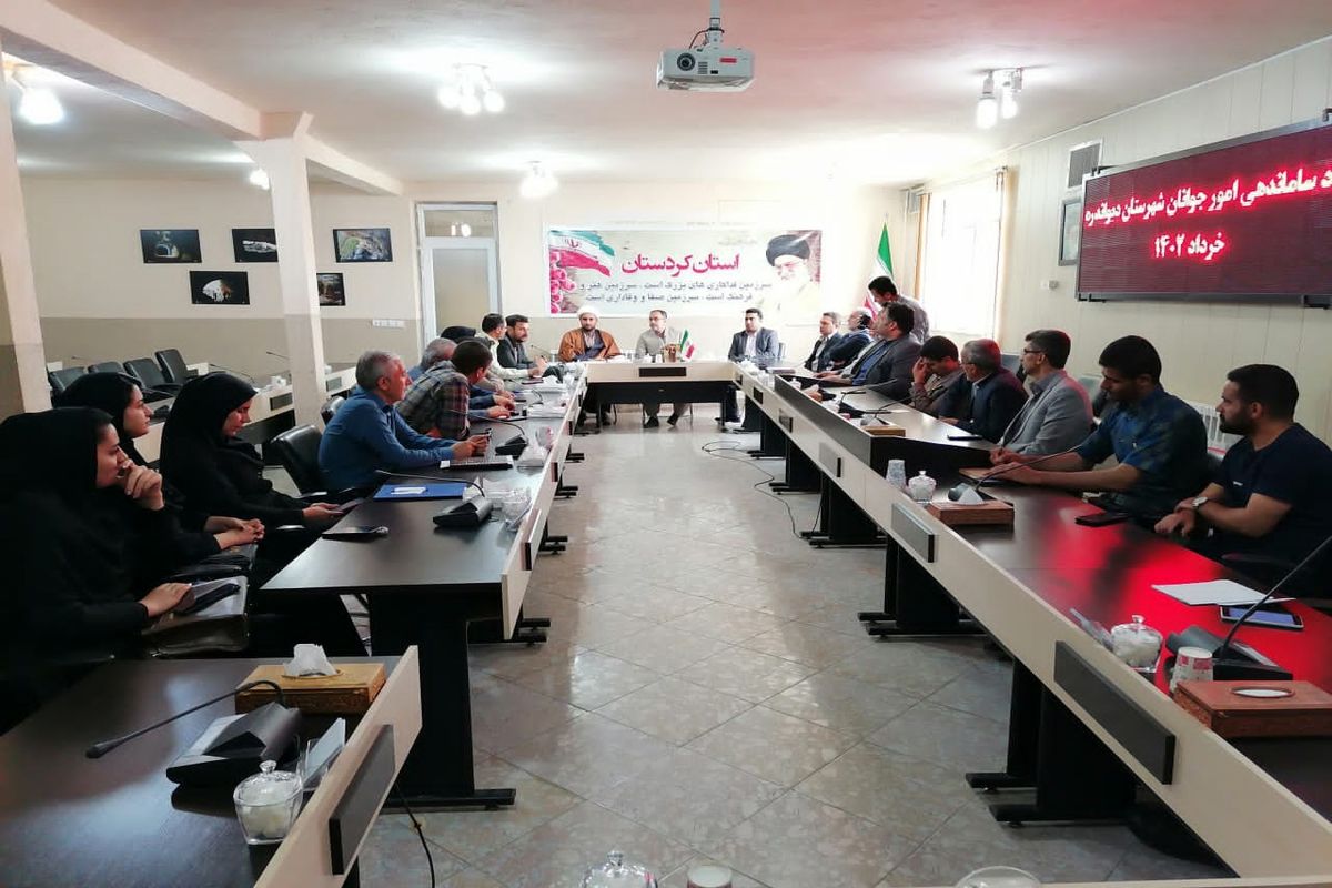 جلسه ستاد ساماندهی امور جوانان شهرستان دیواندره با محوریت اوقات فراغت برگزار شد