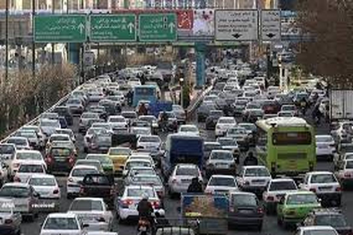 وضعیت ترافیک بزرگراه و معابر اصلی تهران در هشتمین روز خرداد