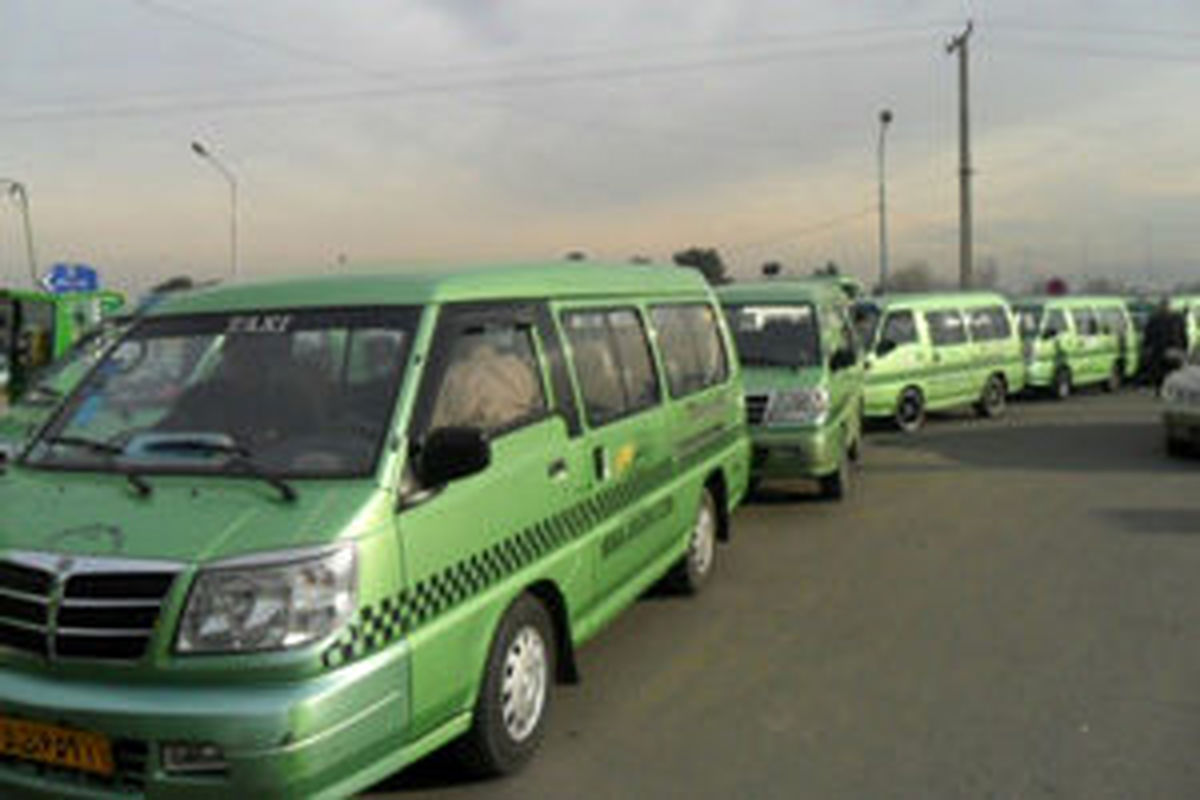خدمت رسانی رایگان ۱۵۰ دستگاه تاکسی ون در جشن امام رضایی ها