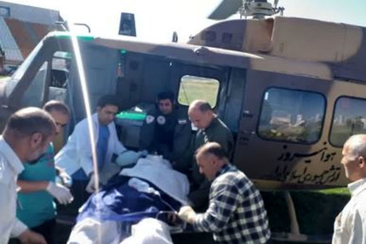 اورژانس هوایی آبیک جان سه بیمار را نجات داد