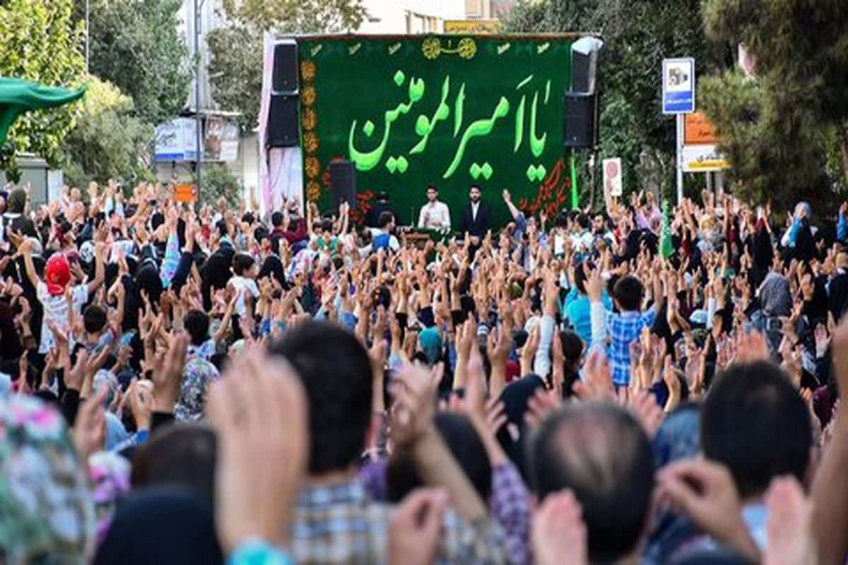 مهمانی ۱۰ کیلومتری غدیر از راه‌اندازی شهربازی در مسیر خط BRT میدان امام حسین(ع) تا آزادی تا حضور ۱۳۰۰ موکب