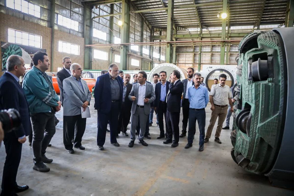استاندار قزوین از شرکت تونل ساز ماشین بازدید کرد