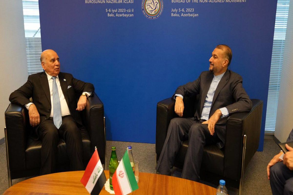 دیدار امیرعبداللهیان و وزیر امورخارجه عراق