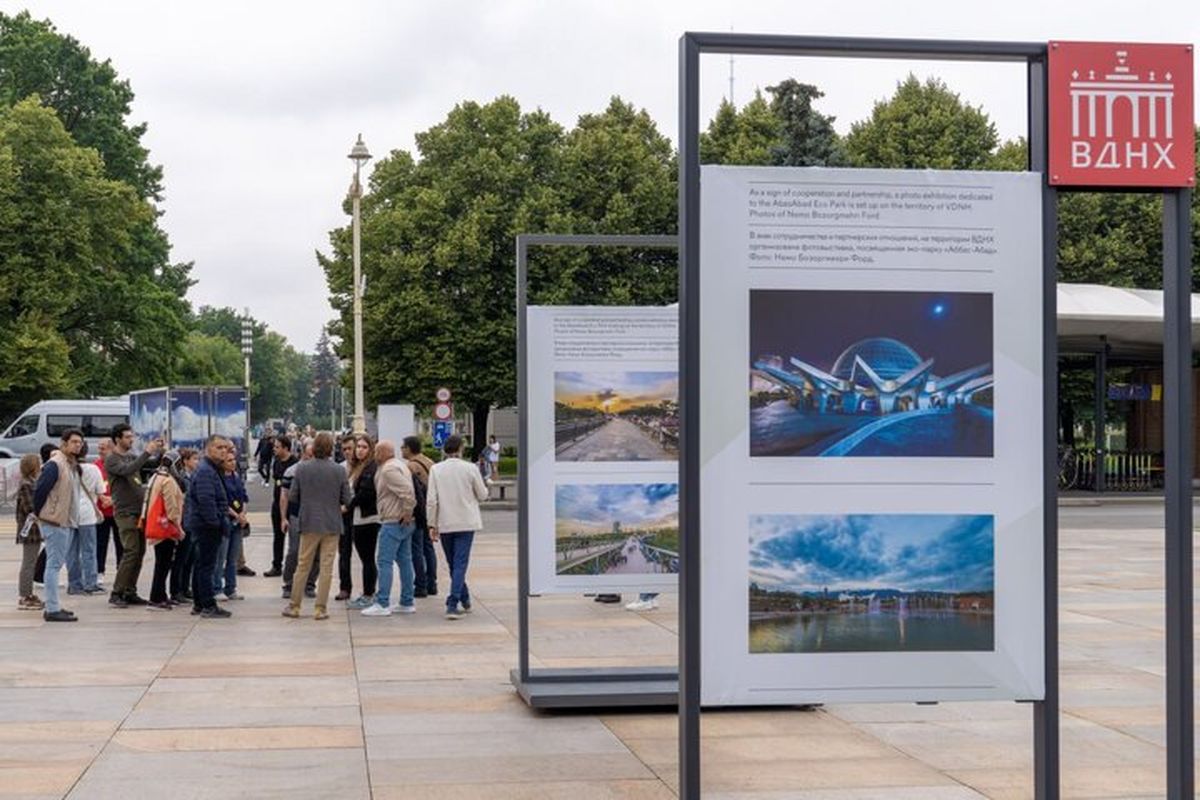 افتتاح نخستین نمایشگاه عکس اکو پارک عباس آباد در روسیه
