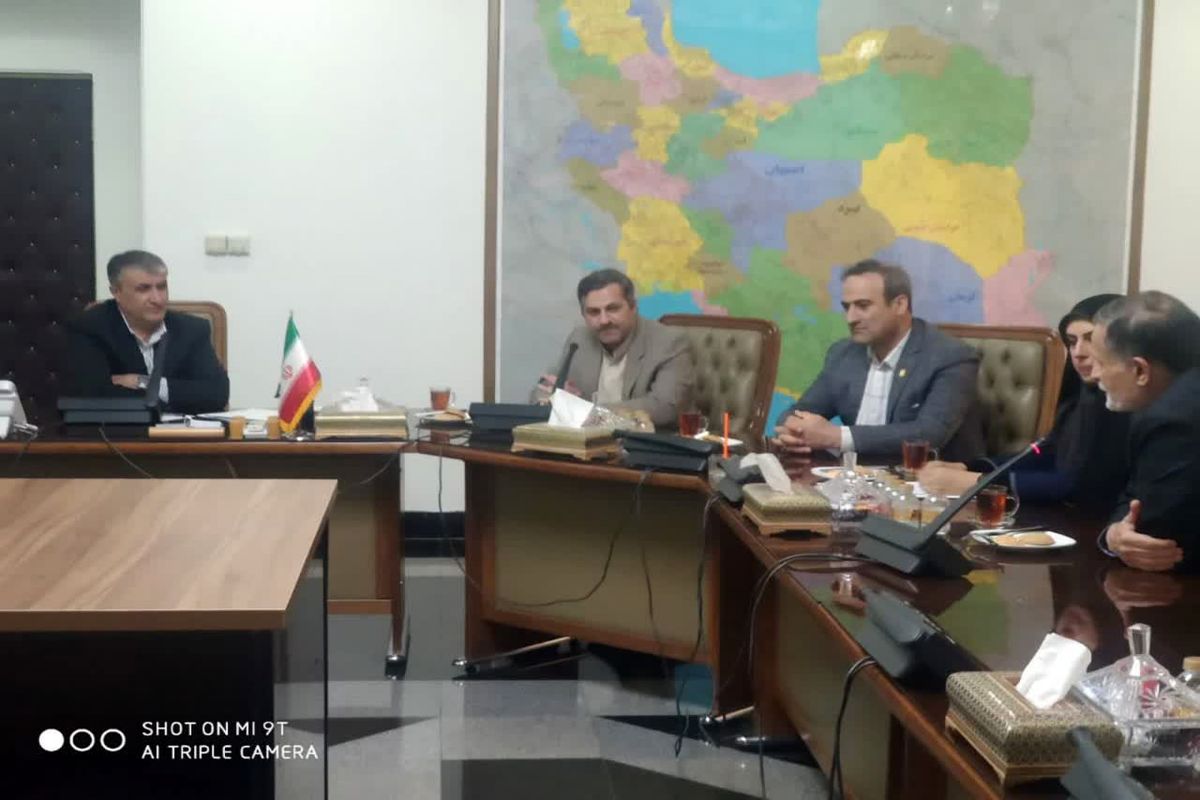 دیدار رئیس دانشگاه بین المللی امام خمینی (ره) با رئیس سازمان انرژی اتمی