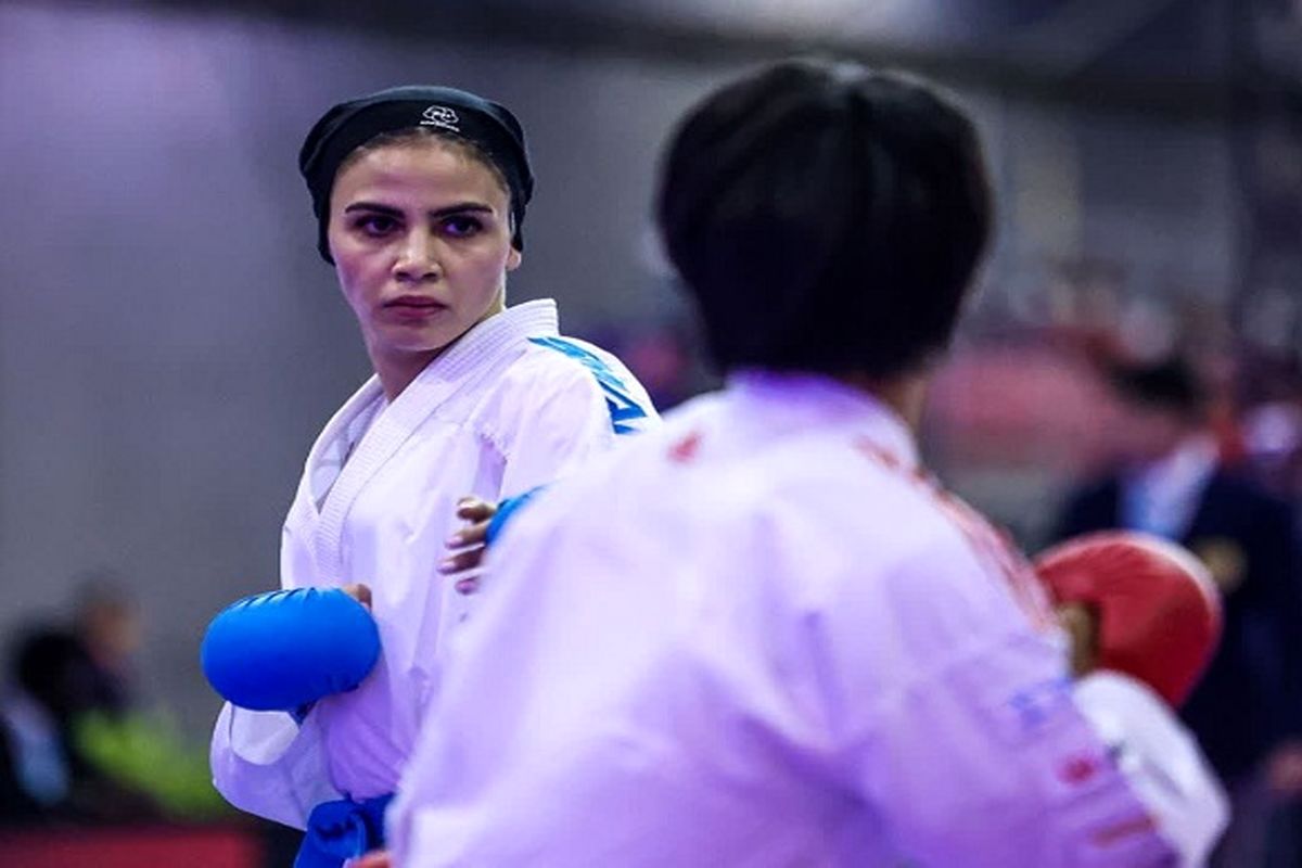 سارا بهمنیار مدال برنز کاراته آسیا را کسب کرد