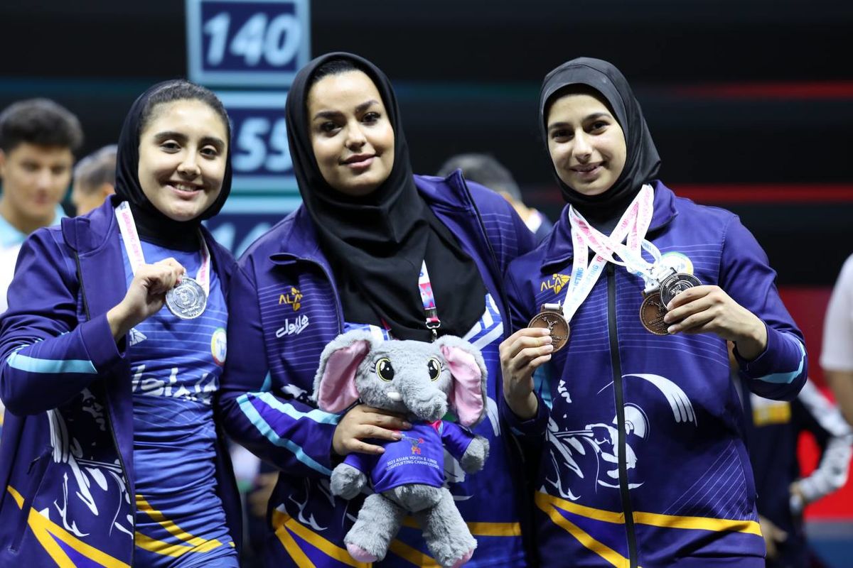 چهار مدال آسیایی برای دختران وزنه بردار ایران