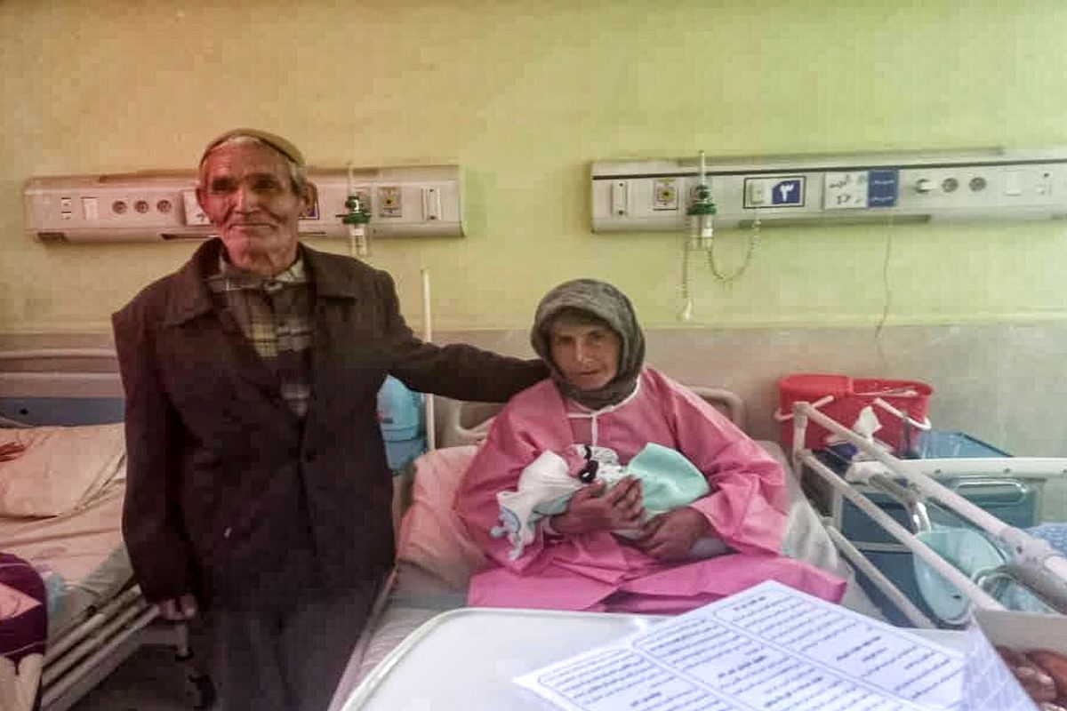 تولد دوازدهمین فرزند پدر ۸۷ساله بجنوردی در بیمارستان بنت الهدی