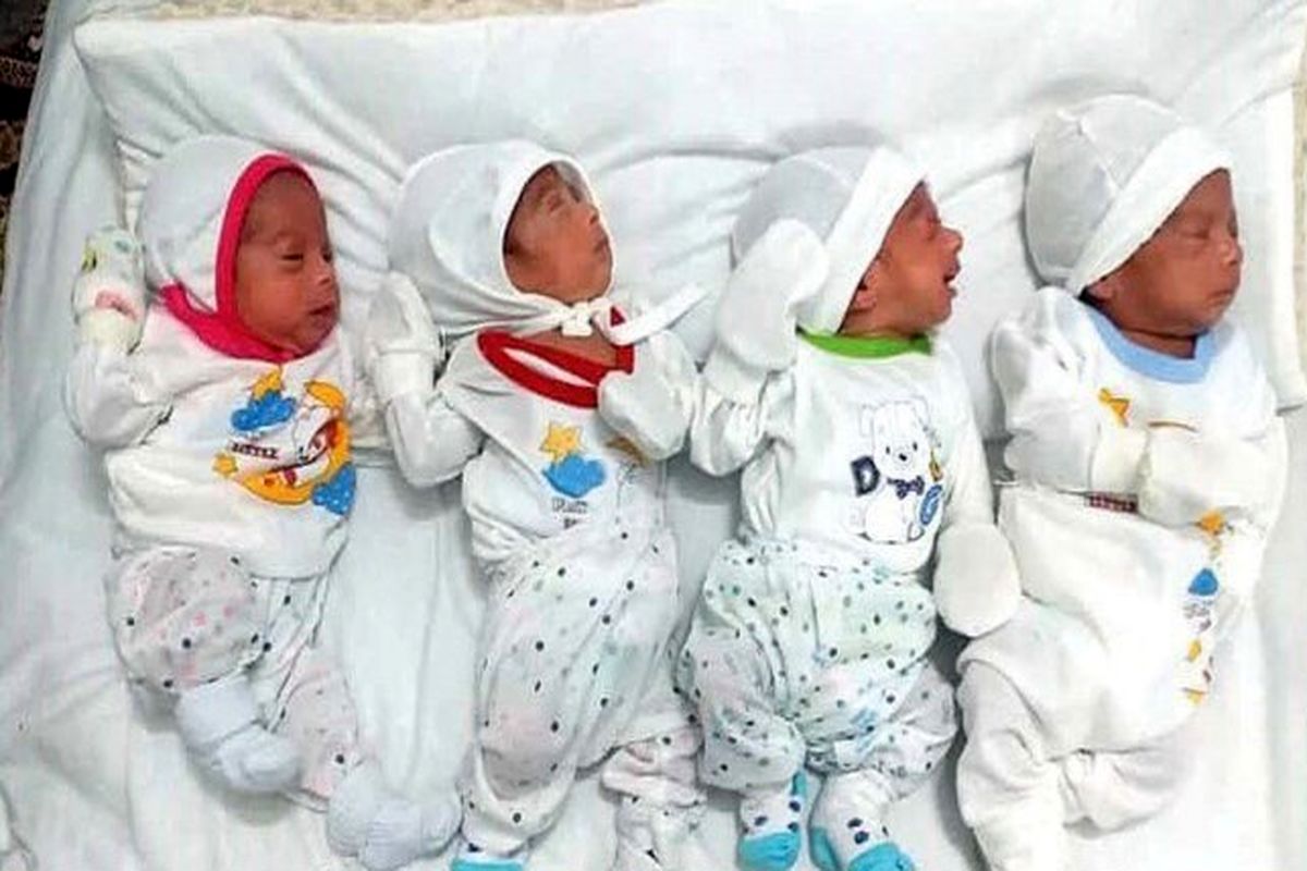 در ۲۴ ساعت گذشته سه مادر گچسارانی صاحب ۹ قلو بچه شدند