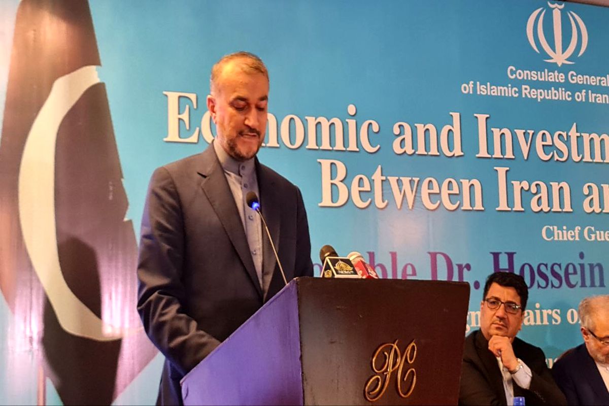 امیرعبداللهیان: اقتصادهای ایران و پاکستان مکمل یکدیگرند/ بخش خصوصی نقش مهمی در توسعه همکاری اقتصادی دوجانبه دارد