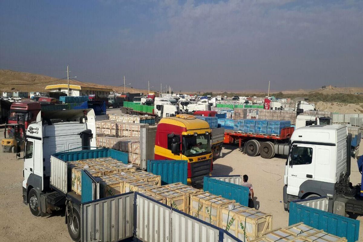 صادرات بیش از پانصد میلیون دلار کالا از مرز مهران
