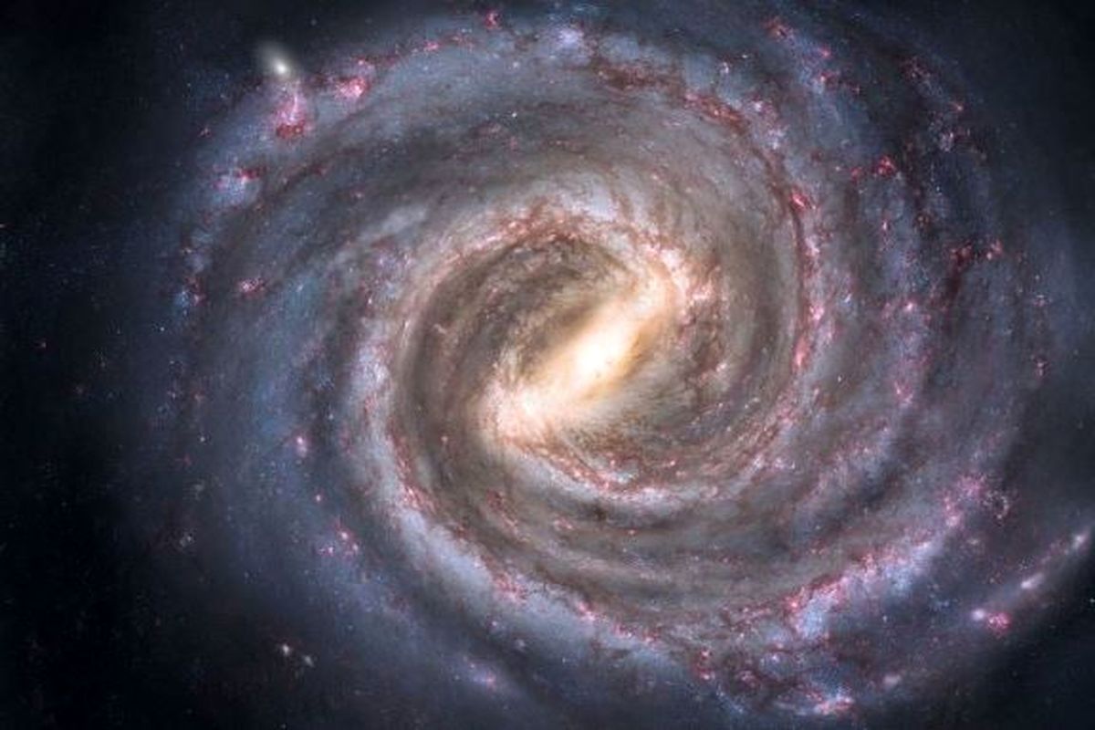 تصویری درخشان از کهکشان با تلسکوپ هابل ثبت شد